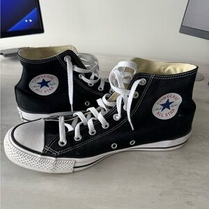 Converse Black and White High-Tops